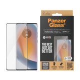 Motorola Edge 50 Fusion PanzerGlass Ultra Wide Fit Screen Protector - Platinum Strength - Black Edge