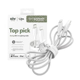 empower by PanzerGlass Racing 60W USB-C to Lightning Cable – 1.2m – Silver White