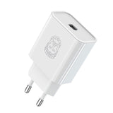 Upström Circular PD 20W Recycled Plastic Wall Charger with USB-C - White