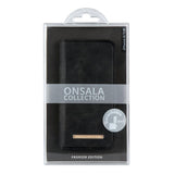 iPhone SE (2022 / 2020) / 8 / 7 / 6 / 6S GEAR Onsala Fashion Collection Wallet Magnet Case Midnight Black