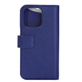 iPhone 14 Pro Onsala Fashion Collection Wallet Case w. Magnet - Navy Blue