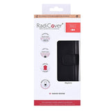 RadiCover Exclusive iPhone 17 2-in-1 Anti Radiation Leather Flip Case with Wallet - MagSafe Compatible - Black