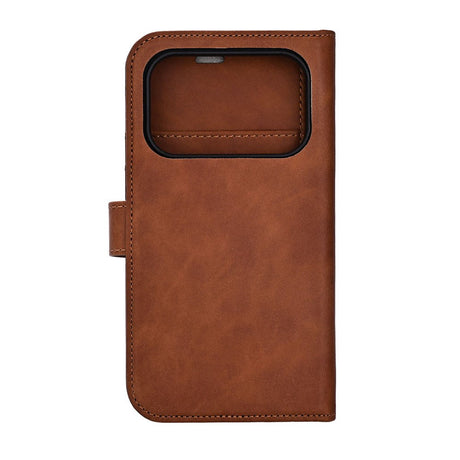 RadiCover Exclusive iPhone 17 Pro 2-in-1 Anti Radiation Leather Flip Case with Wallet - MagSafe Compatible - Brown