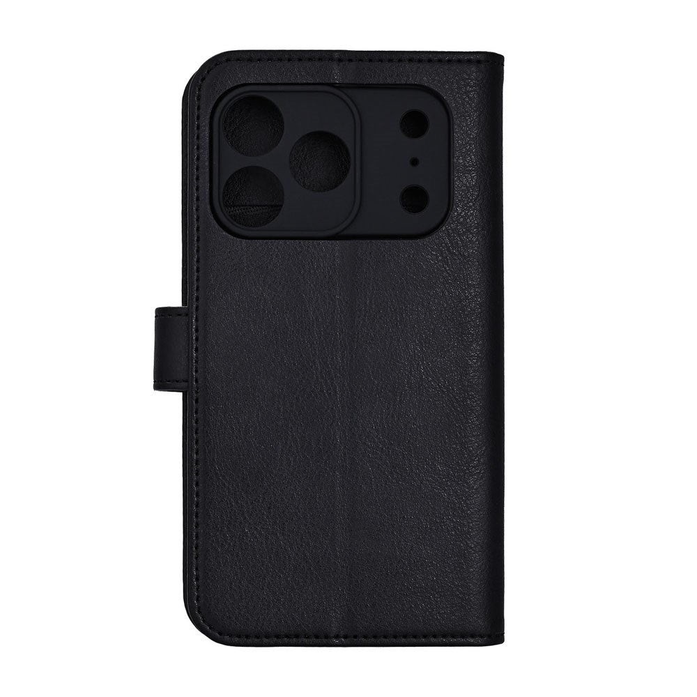 RadiCover iPhone 17 Pro Anti Radiation Faux Leather Flip Case with Wallet - Black