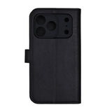 RadiCover iPhone 17 Pro Anti Radiation Faux Leather Flip Case with Wallet - Black