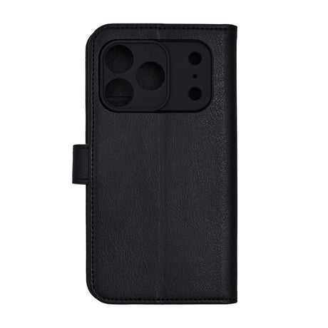 RadiCover iPhone 17 Pro Anti Radiation Faux Leather Flip Case with Wallet - Black