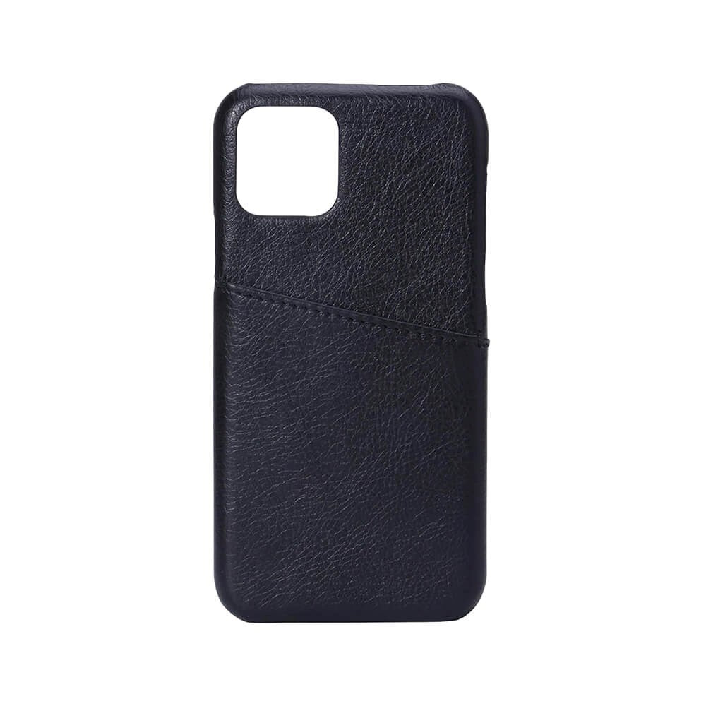 iPhone 11 Pro Onsala Faux Leather Case with Card Pocket - Black