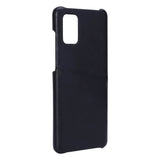 Samsung Galaxy A71 Onsala Faux Leather Case with Card Pocket - Black