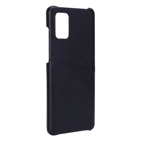 Samsung Galaxy A71 Onsala Faux Leather Case with Card Pocket - Black