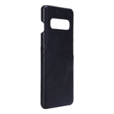 Samsung Galaxy S10 Onsala Faux Leather Case with Card Pocket - Black