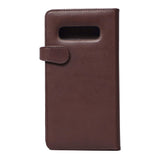 Samsung Galaxy S10 Buffalo 2-in-1 Genuine Leather Flip Case - Brown