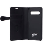 Samsung Galaxy S10+ (Plus) Buffalo 2-in-1 Genuine Leather Flip Case - Black