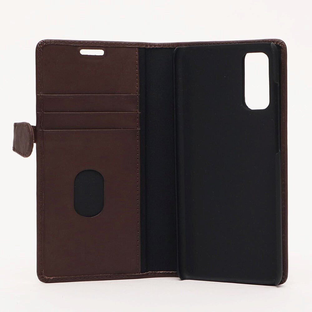 Samsung Galaxy S20 Buffalo 2-in-1 Genuine Leather Flip Case - Brown