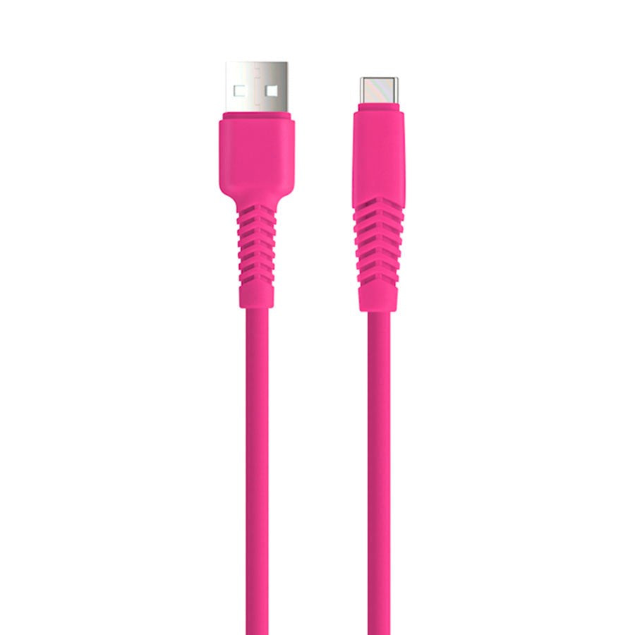 USB-C Cable 10 W from Setty - 1.5 m. - Pink