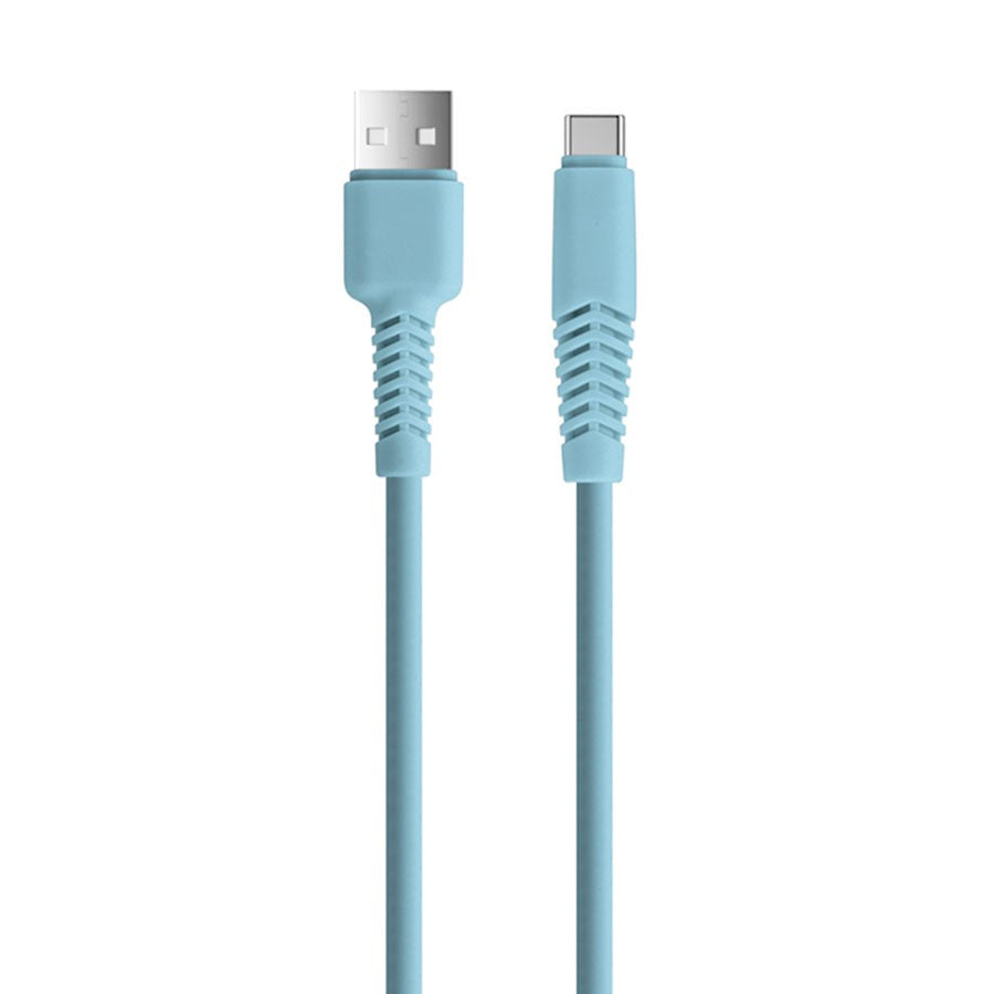 USB-C Cable 10 W from Setty - 1.5 m. - Light Blue