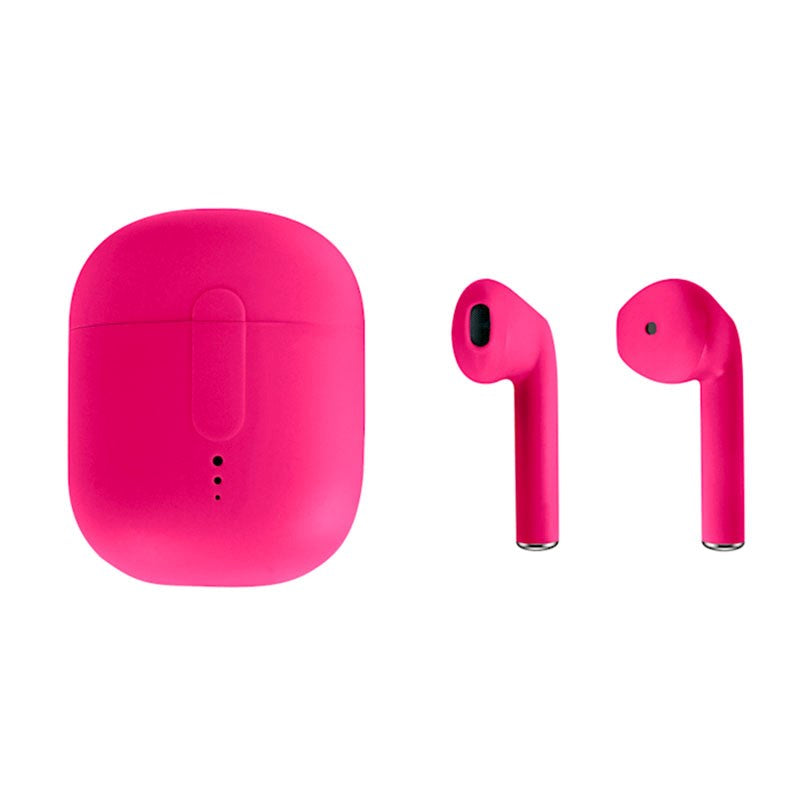 True Wireless Bluetooth In-Ear Headphones with Charging Case from Setty - Pink