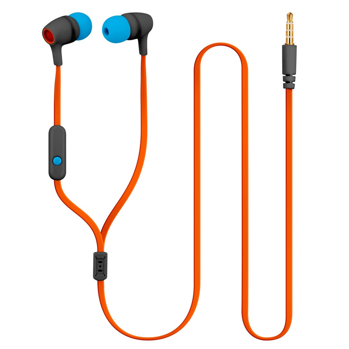 Forever 3.5mm Mini Jack Wired Headphones - Orange