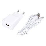 Maxlife Wall charger with USB-A & USB-C cable 10.5W - White