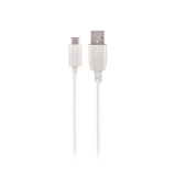 Maxlife Wall charger with USB-A & USB-C cable 10.5W - White