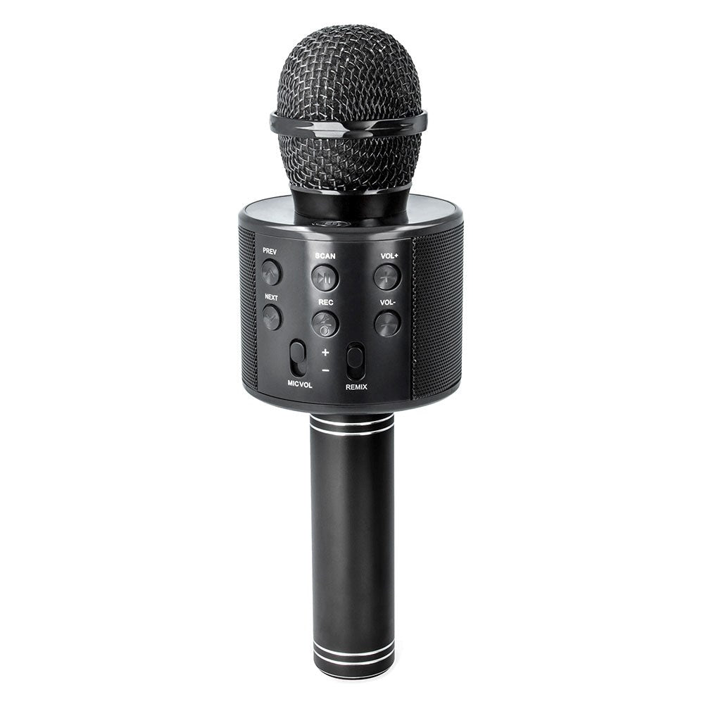 Forever BMS-300 Bluetooth Karaoke Microphone w. Speaker - Black