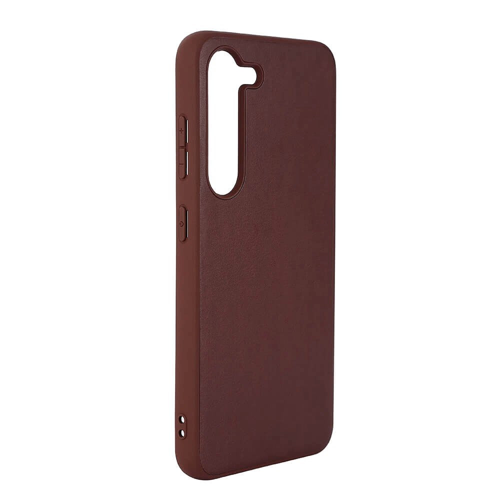 Samsung Galaxy S23 Buffalo Genuine Leather Case - Brown