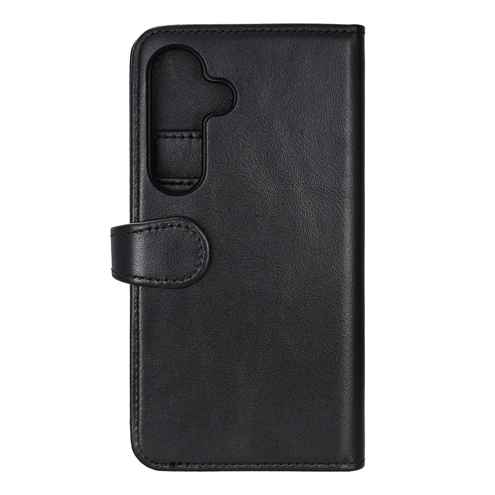 Samsung Galaxy S25 GEAR Buffalo 2-in-1 Wallet Real Leather Magnet Flip Case with Wallet - Black