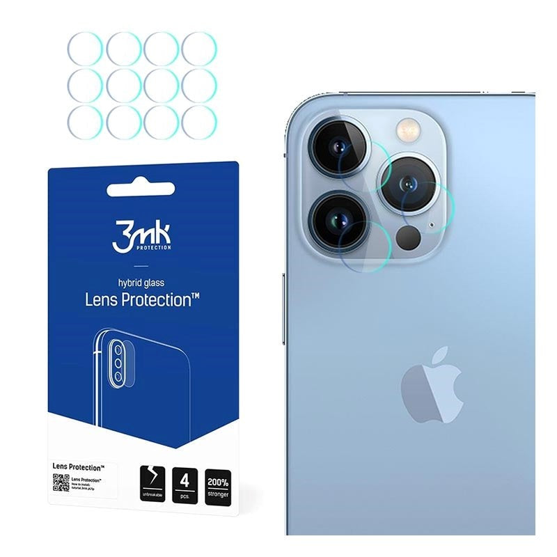 iPhone 13 Pro 3mk Protective Glass For Camera Lens - 4pcs