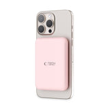 Tech-Protect Wireless Powerbank 5000 mAh - MagSafe Compatible - Pink