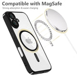 iPhone 16 Tech-Protect Magmat Case - MagSafe Compatible - Transparent / Black