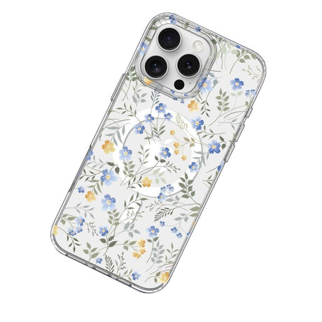 iPhone 16 Pro Tech-Protect MagMood Case - MagSafe Compatible - Spring Flowers