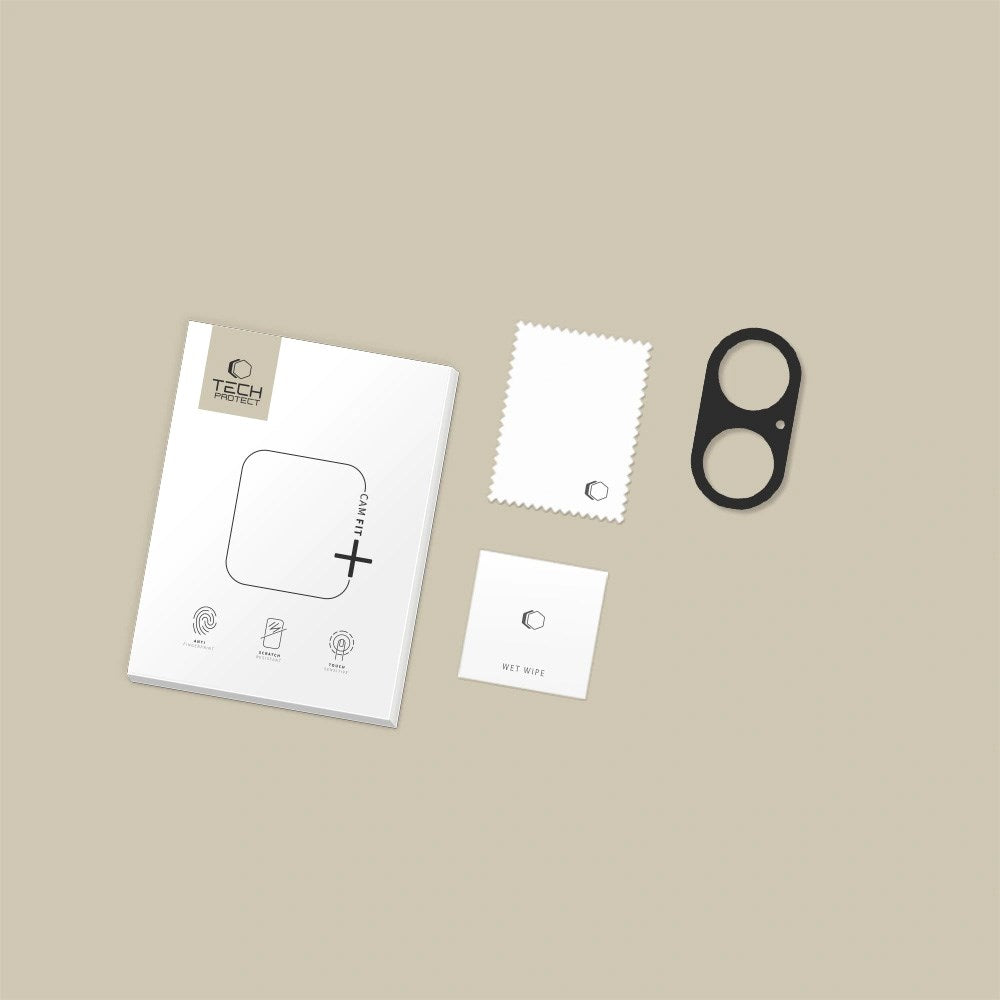 iPhone 17 Tech-Protect CamAlloy Fit+ Camera Lens Protection Case - Black