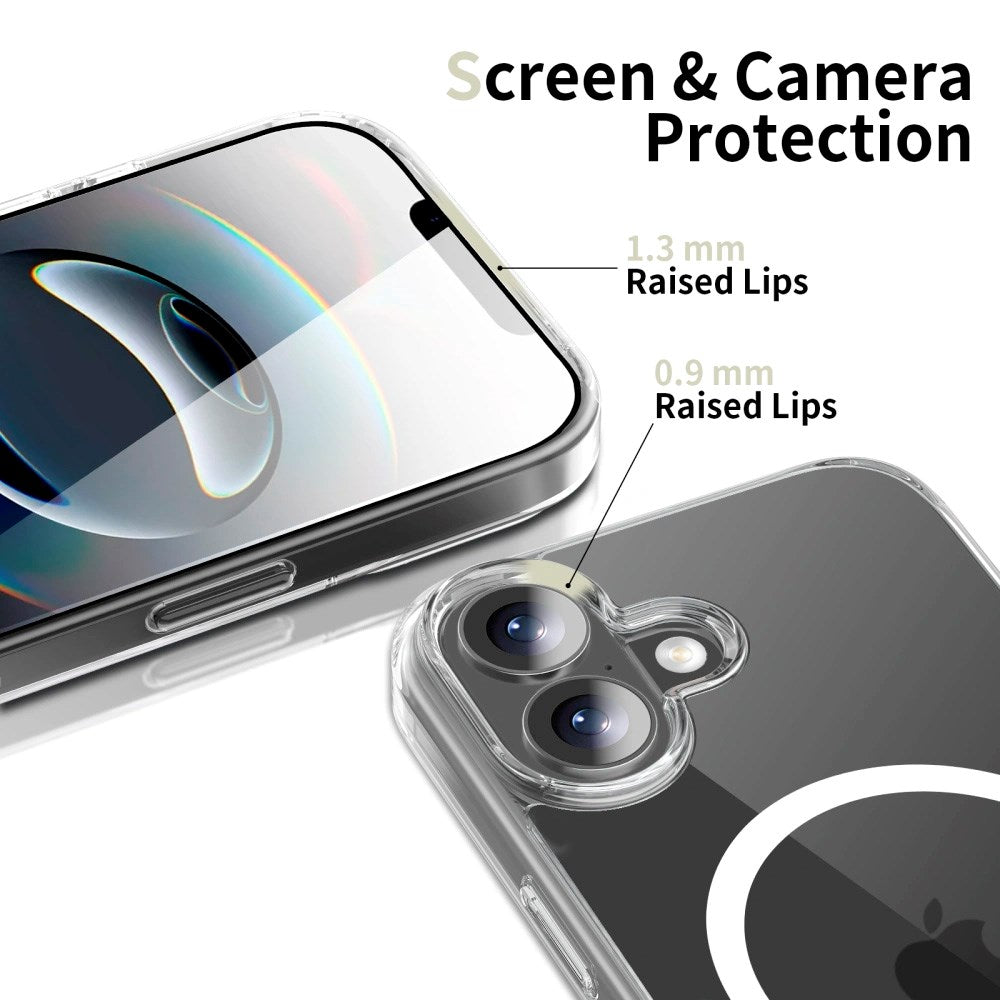 iPhone 17 Tech-Protect Flexair Hybrid Case - MagSafe Compatible - Transparent