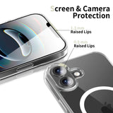iPhone 17 Tech-Protect Flexair Hybrid Case - MagSafe Compatible - Transparent
