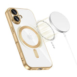 iPhone 17 Tech-Protect MagFlex Case - MagSafe Compatible - Gold / Transparent