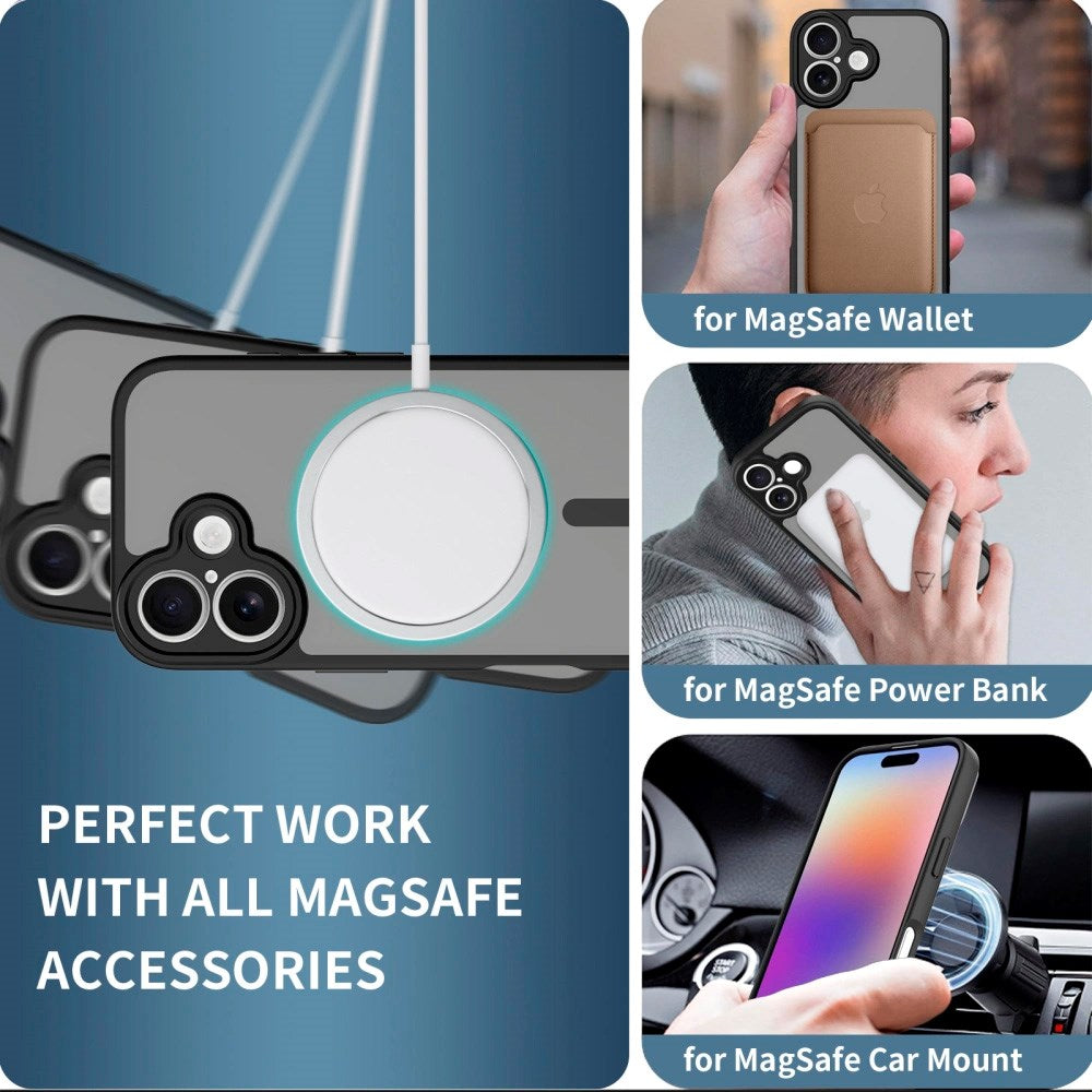 iPhone 17 Tech-Protect BasicMag Hybrid Case - MagSafe Compatible - Matte Black