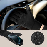 Tech-Protect Touch Screen Gloves – Size M (24 x 22 cm) – Black