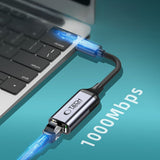 USB-A to Ethernet RJ45 Adapter Tech-Protect Ultraboost - 1000Mbps - Black