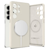 Samsung Galaxy S25 Ultra Tech-Protect Silicone Case - MagSafe Compatible - Beige