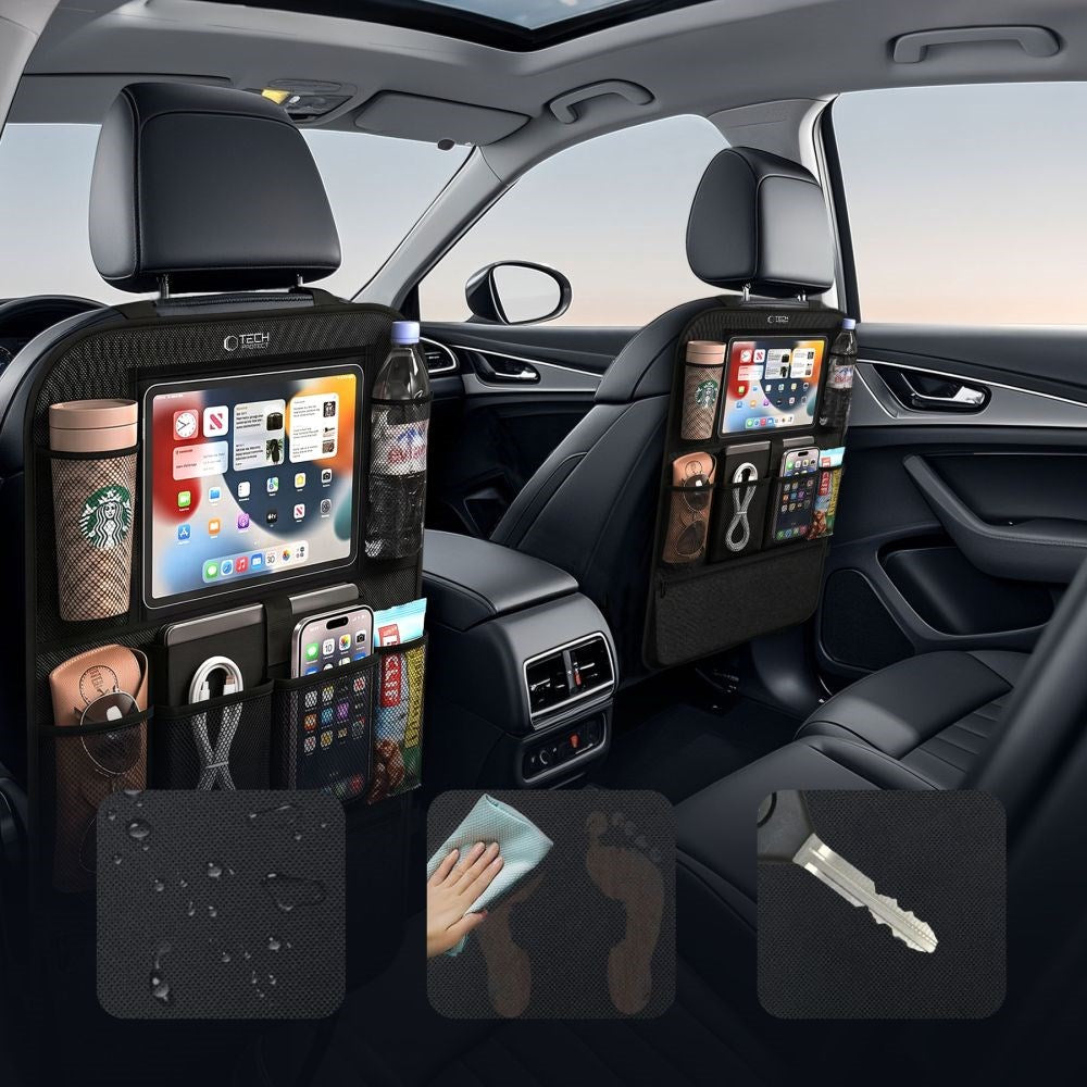 Tech-Protect Rear Seat Storage and Organization Cover - Black