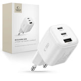 Tech-Protect 100W Wall Charger - 1 x USB-A - 2 x USB-C - White