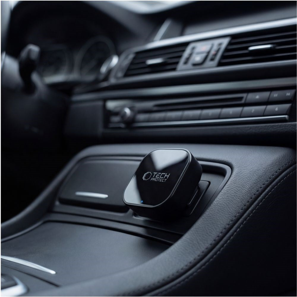 Tech-Protect UltraBoost CA01 Apple Carplay / Android Auto Adapter with USB-A - Bluetooth / WiFi - Black