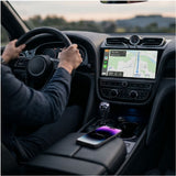 Tech-Protect UltraBoost CA01 Apple Carplay / Android Auto Adapter with USB-A - Bluetooth / WiFi - Black