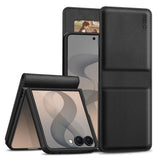 Samsung Galaxy Z Flip8 Tech-Protect Wallet Flip Case - Black