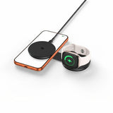 Wireless 2-in-1 MagSafe Charger Tech-Protect A55 25W - Black