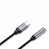 USB-C to Mini Jack 3.5mm DAC Adapter Tech-Protect UltraBoost - Grey