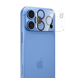 iPhone 18 Pro Max Tech-Protect Cam Fit+ Camera Lens Protector Glass - Transparent / Black