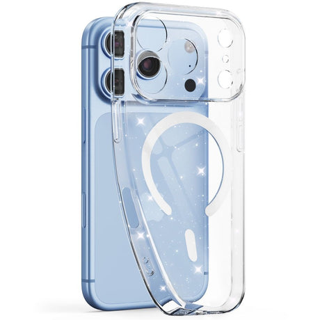 iPhone 18 Pro Max / 17 Pro Max Tech-Protect FlexAir Case - MagSafe Compatible - Transparent / Glitter