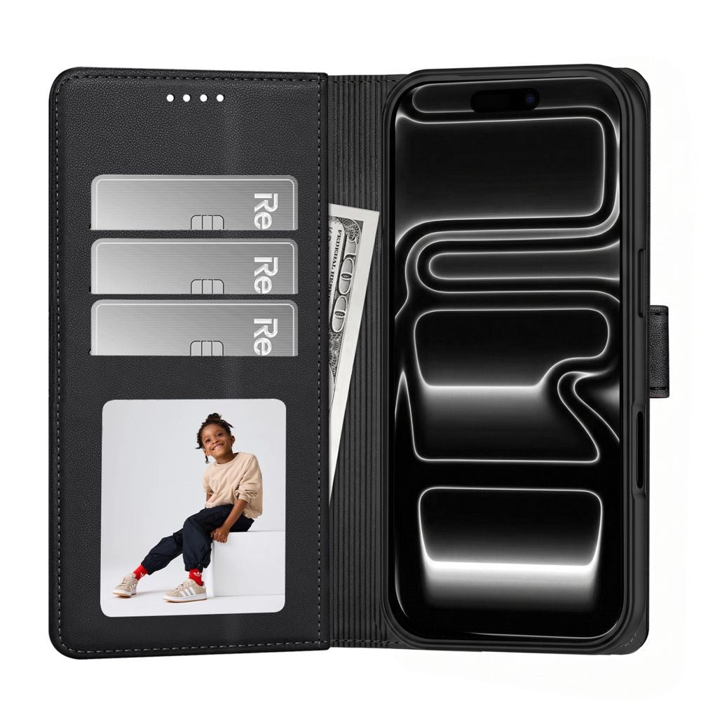iPhone 18 Pro Max / 17 Pro Max Tech-Protect Wallet Flip Case - MagSafe Compatible - Black