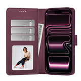 iPhone 18 Pro / 17 Pro Tech-Protect Wallet Flip Case - MagSafe Compatible - Red