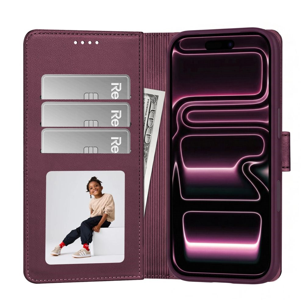 iPhone 18 Pro Max / 17 Pro Max Tech-Protect Wallet Flip Case - MagSafe Compatible - Red